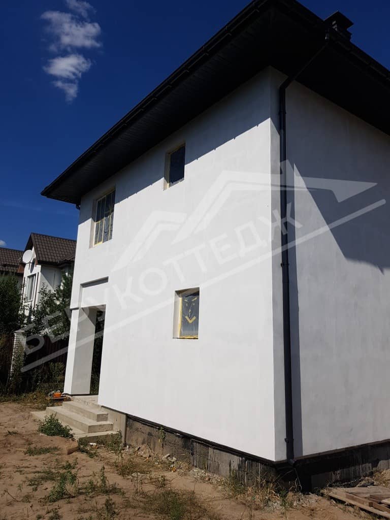 Двухэтажный дом в Сергиевом Посаде - фасад (2)